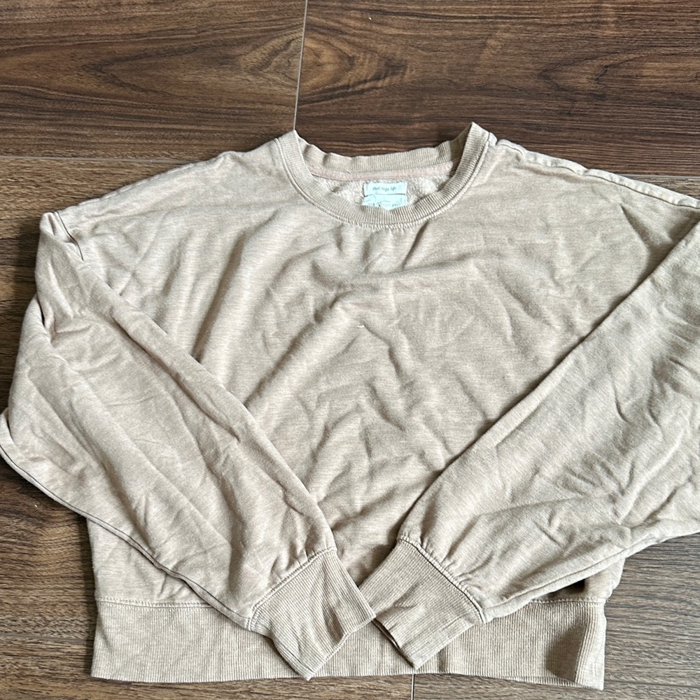 Thread & Supply Cozy Tan Pullover